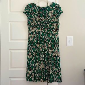 Flattering Cap Sleeve Rayon Dress
